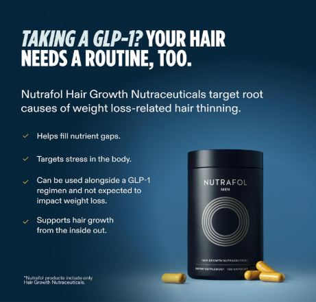 Nutrafol Men’s Hair Growth Supplement (1 Month Supply)