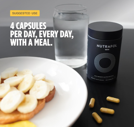 Nutrafol Men’s Hair Growth Supplement   (1 Month Supply)