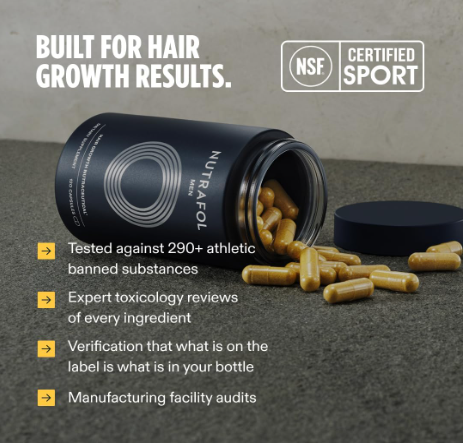 Nutrafol Men’s Hair Growth Supplement   (1 Month Supply)