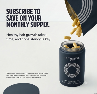Nutrafol Men’s Hair Growth Supplement   (1 Month Supply)
