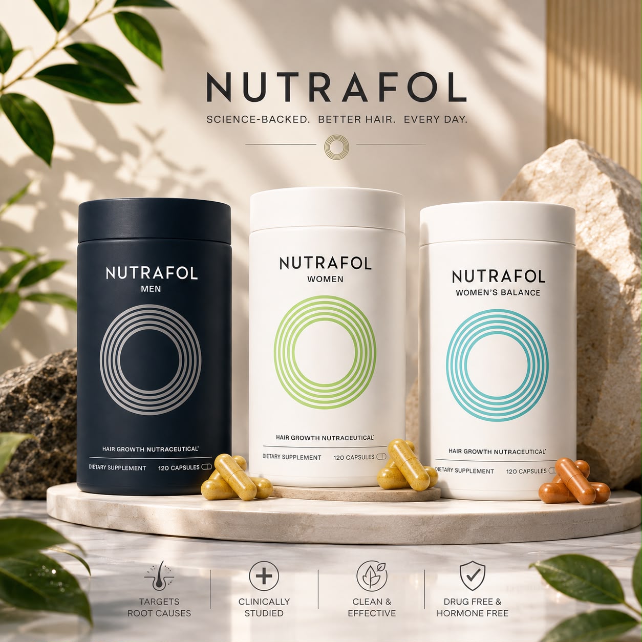 Premium supplements and vitamins on Glowshave UK